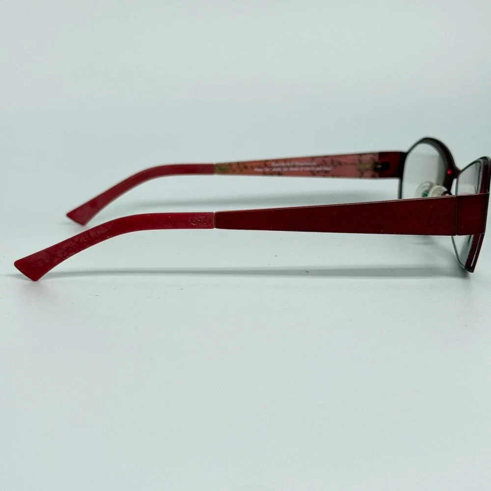 Spectacle‎ EYEworks NAVA C808 Red Geometric Eyeglasses Frames 54/16-140 21593